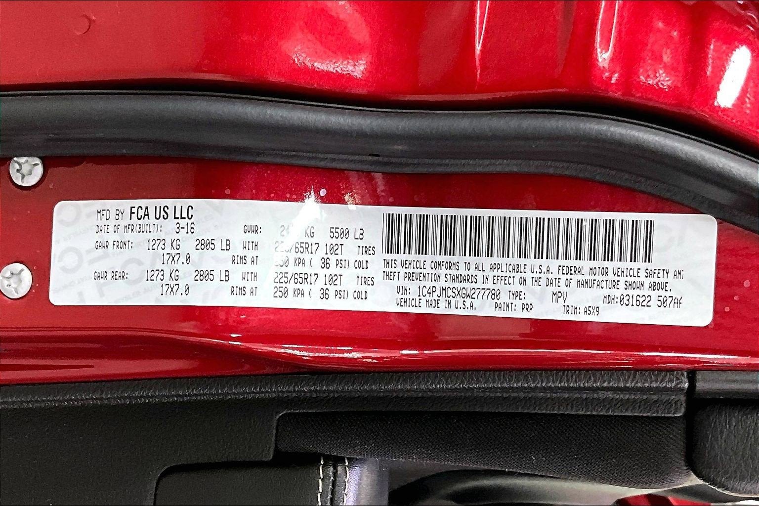 2016 Jeep Cherokee Latitude