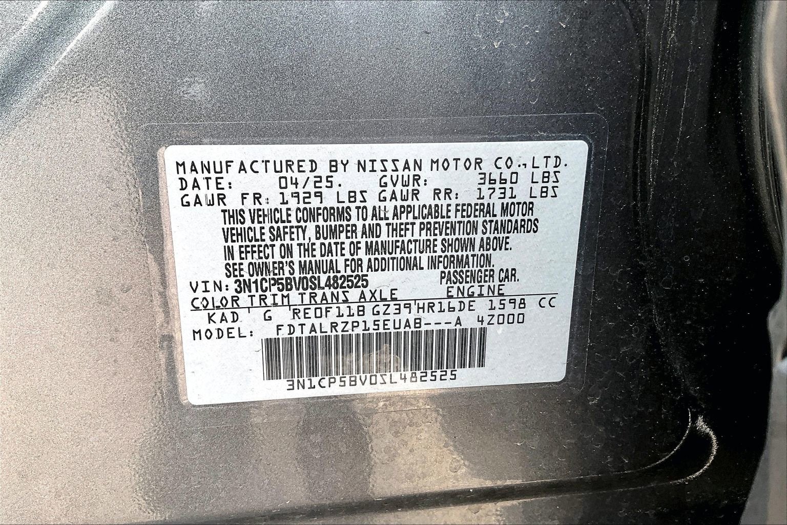 2025 Nissan Kicks Play S