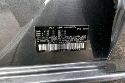 2023 Subaru Impreza Base