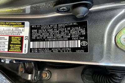 2018 Toyota Camry XSE