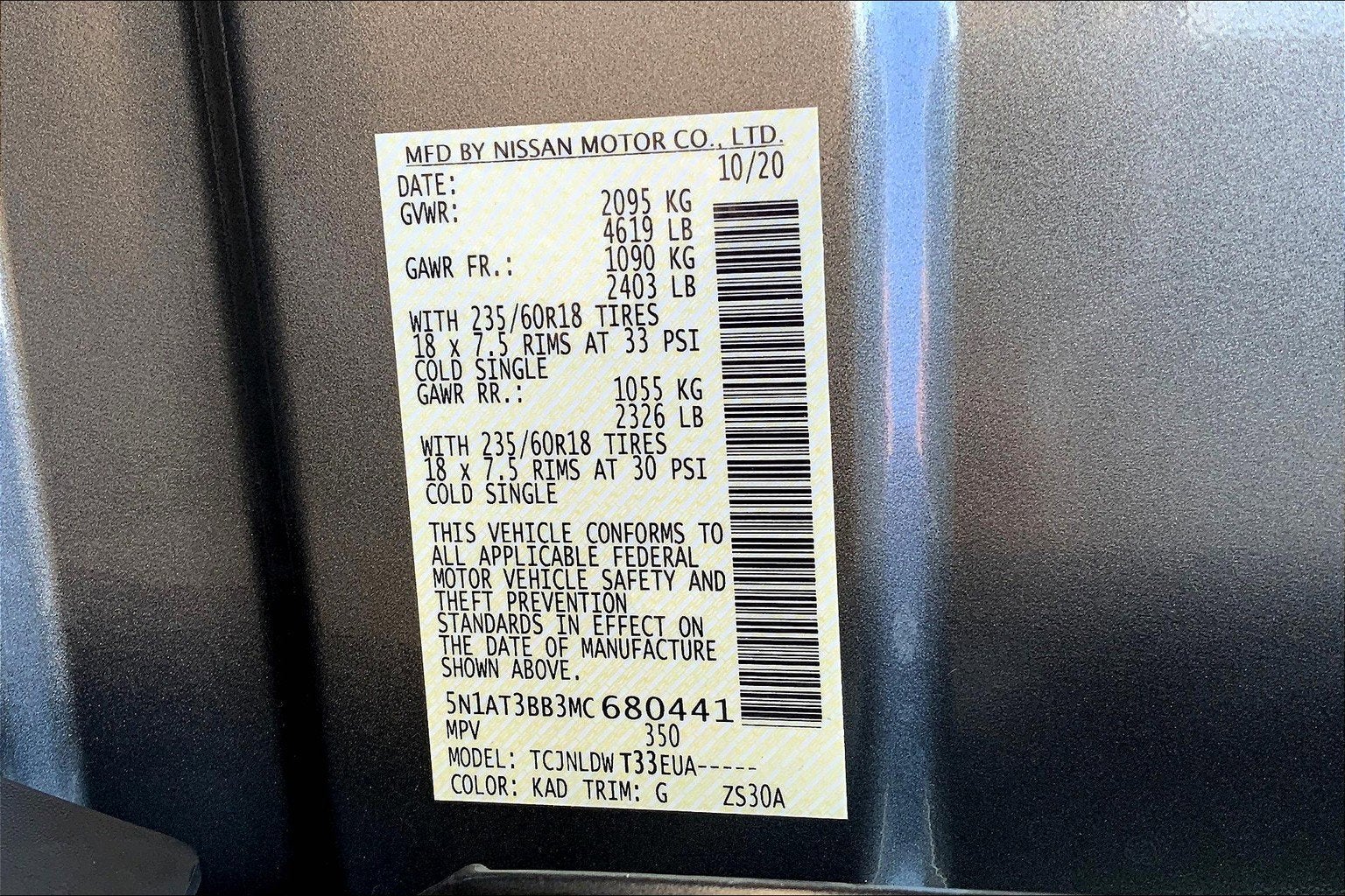 2021 Nissan Rogue SV