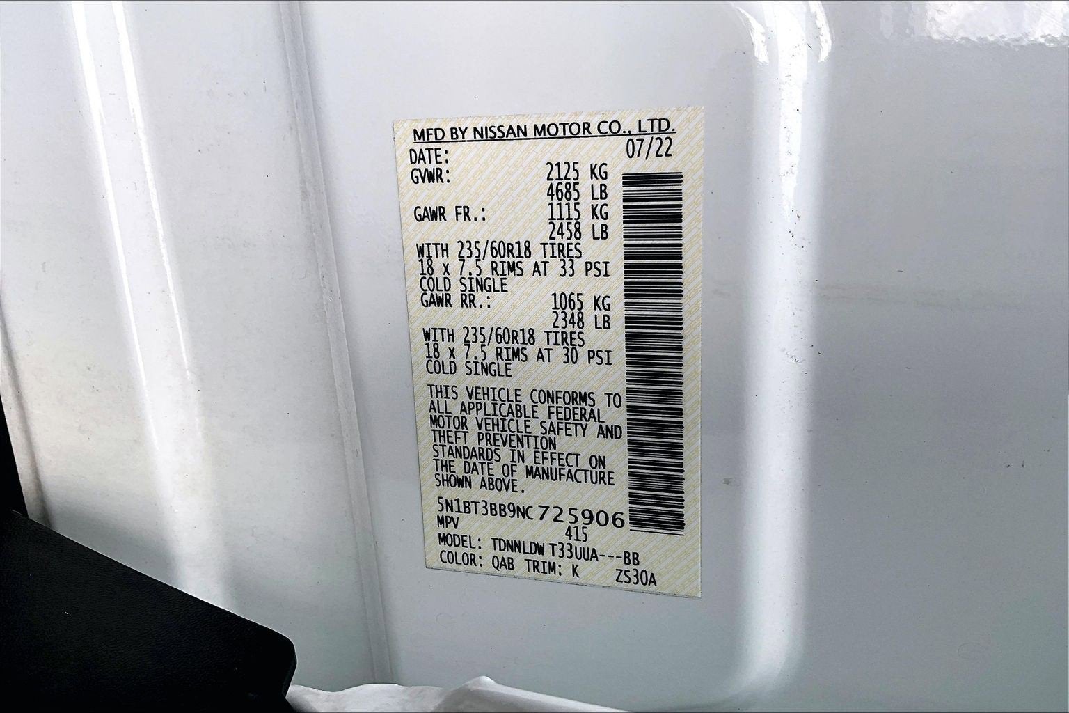 2022 Nissan Rogue SV