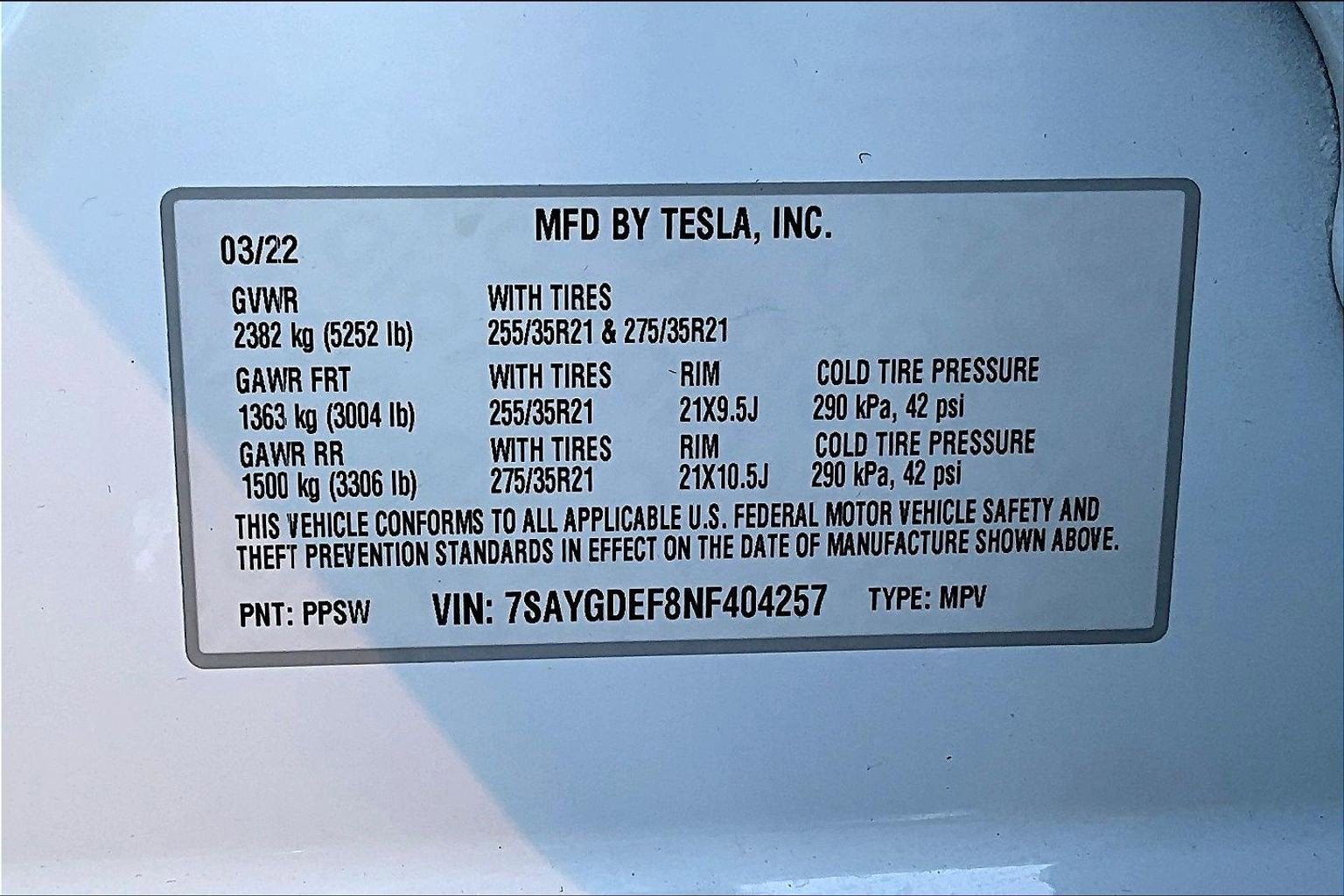 2022 Tesla Model Y Performance
