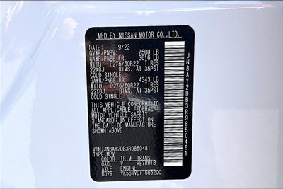 2024 Nissan Armada Platinum