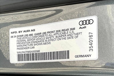 2025 Audi A5 Sportback S line Premium Plus