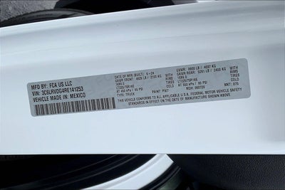 2024 RAM ProMaster Cargo Van Cargo Van Tradesman High Roof 159' WB w/Pass Seat