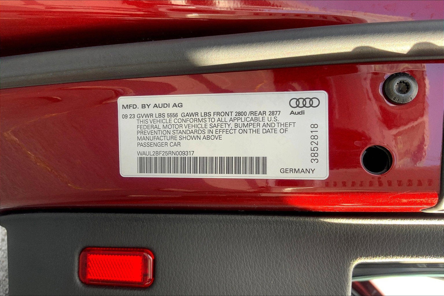 2024 Audi A6 Sedan Premium Plus 55 TFSI quattro S tronic