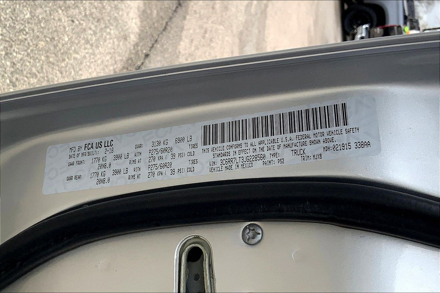 2018 RAM 1500 Big Horn