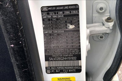 2017 Land Rover Range Rover Evoque HSE Dynamic