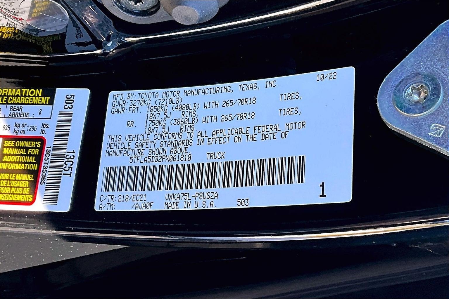 2023 Toyota Tundra 4WD SR5