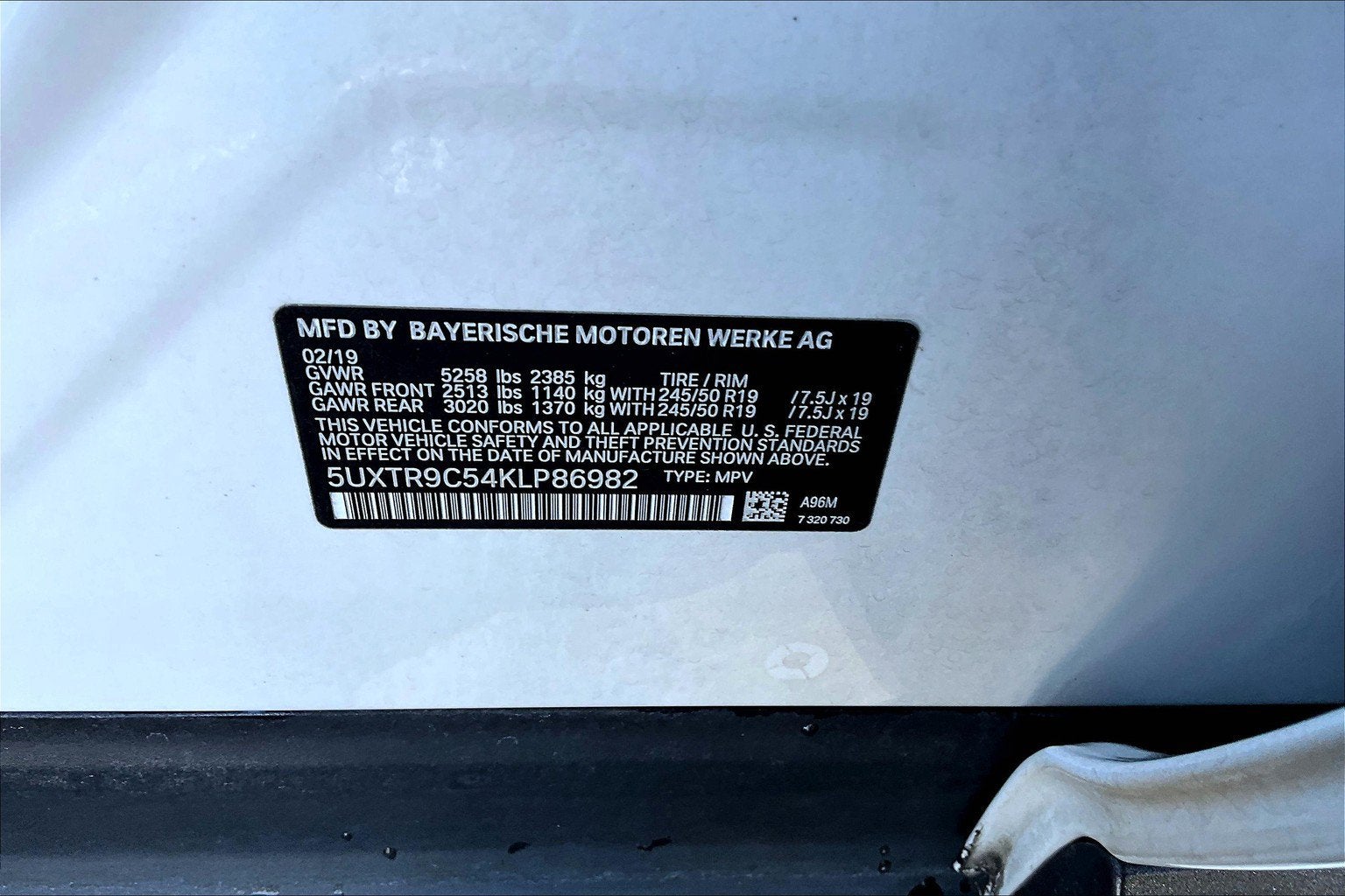 2019 BMW X3 xDrive30i