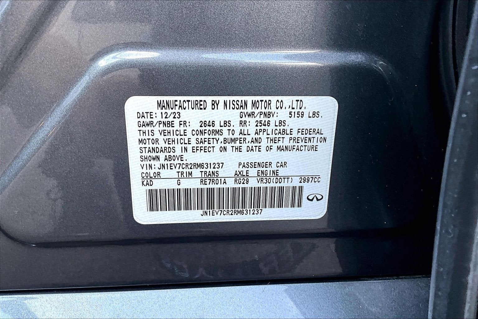 2024 INFINITI Q50 SENSORY AWD