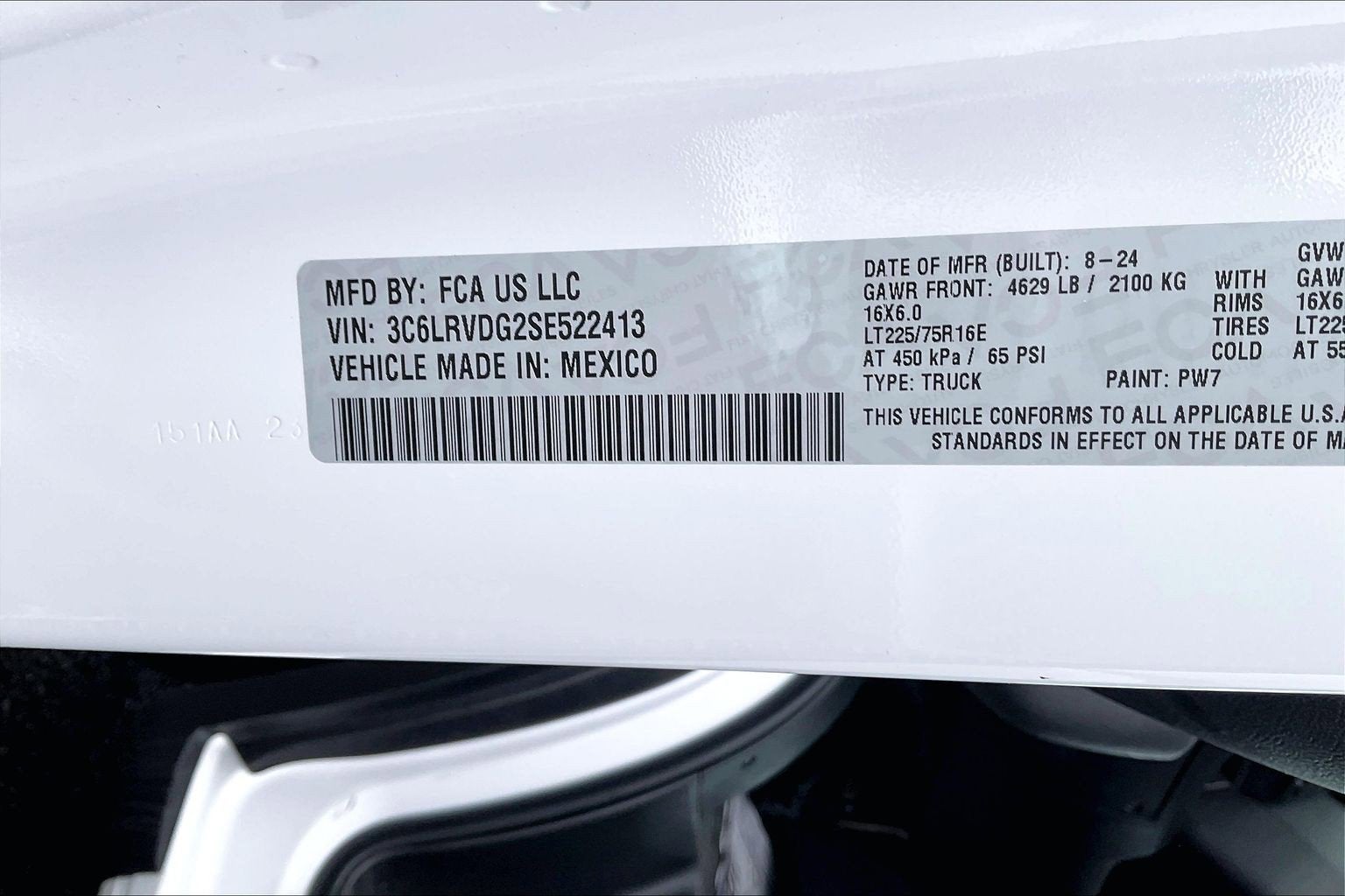 2025 RAM ProMaster Cargo Van Tradesman