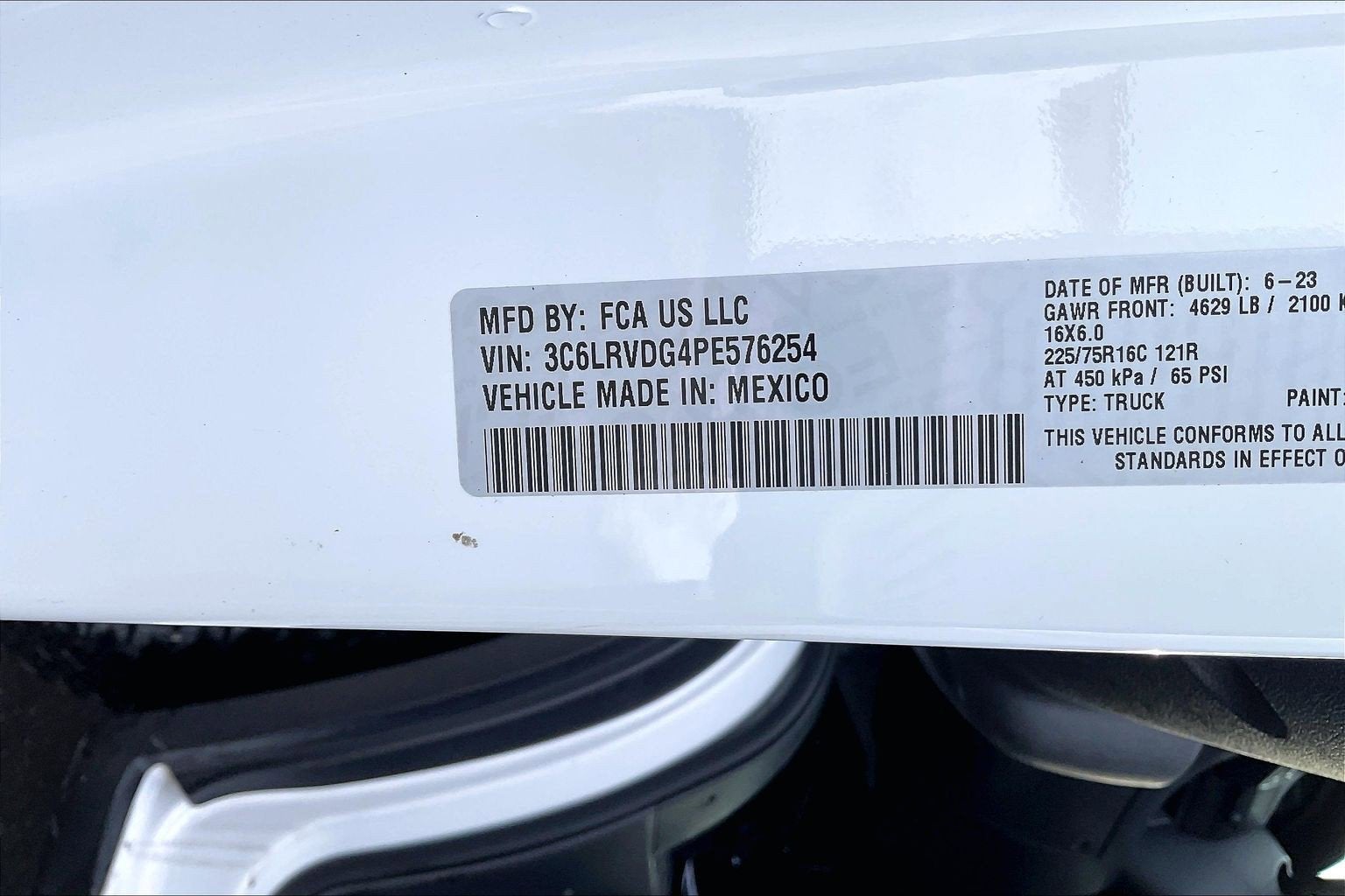 2023 RAM ProMaster Cargo Van High Roof