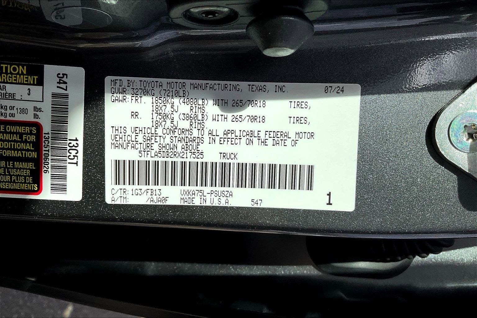 2024 Toyota Tundra 4WD SR5