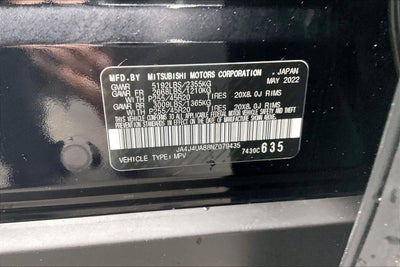 2022 Mitsubishi Outlander SE